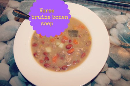 Recept Bruine bonensoep