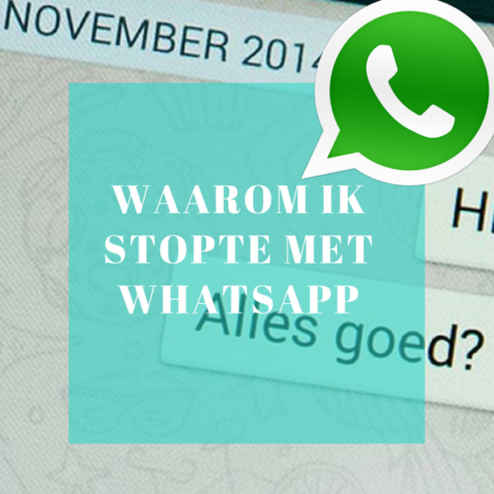 stoppen met Whatsapp