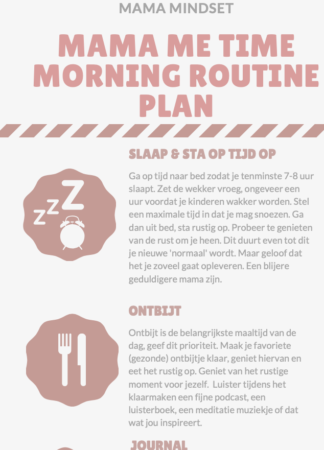 Mijn mama morning routine